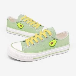Juwas Green Avocado Classic Canvas Sneakers