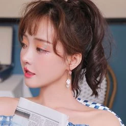 Juwas NEW ARRIVAL Cartoon Cat Irregular Silver Earrings