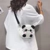 Juwas Cute Panda Plush Crossbody Bag