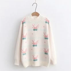 Juwas Japanese Round Collar Sweater CLOTHING