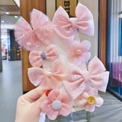 Juwas Flower Bowknot Hair Clips Set NEW ARRIVAL
