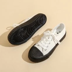 Juwas NEW ARRIVAL Front Lines Platform Low Cut Sneakers