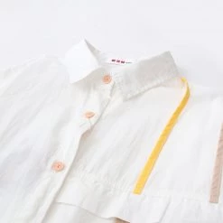 Juwas Chic Artsy Print Long Sleeve Shirt CLOTHING