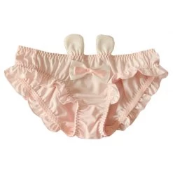 -Juwas Cute Bow Knot Bunny Ruffle Panty