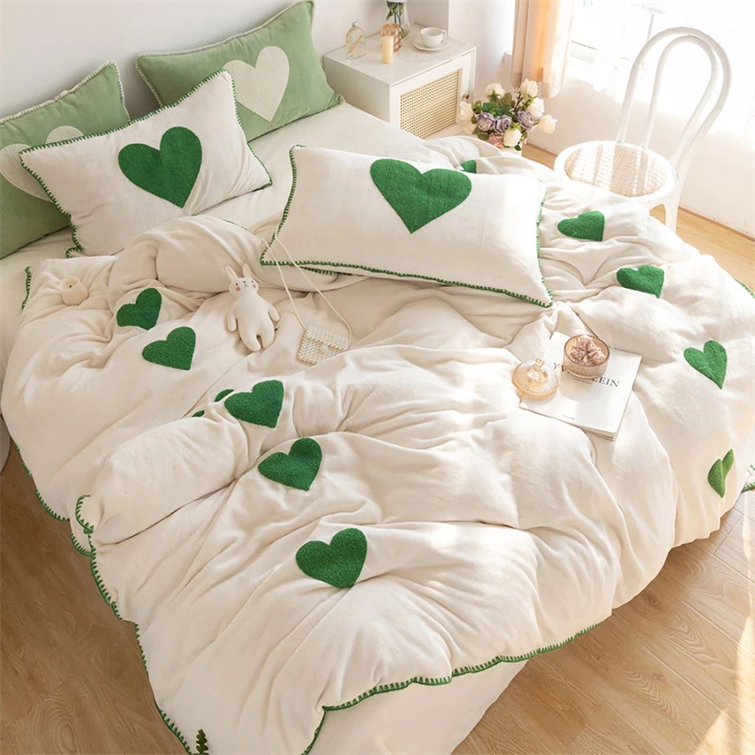 Juwas NEW ARRIVAL Sweet Love Heart Bedding Set 9 Juwas NEW ARRIVAL Sweet Love Heart Bedding Set