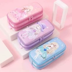 Juwas Happy Girl Printed Pencil Case Pouch NEW ARRIVAL