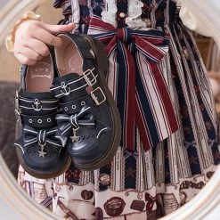 Juwas NEW ARRIVAL Lolita Sailor Style Platform Shoes