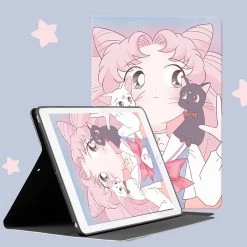 Juwas Kawaii Anime Girl IPad Case