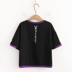 Juwas Forest Letter Print T-shirt Skirt NEW ARRIVAL