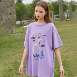 Juwas Graffiti Art Print Long T-shirt NEW ARRIVAL