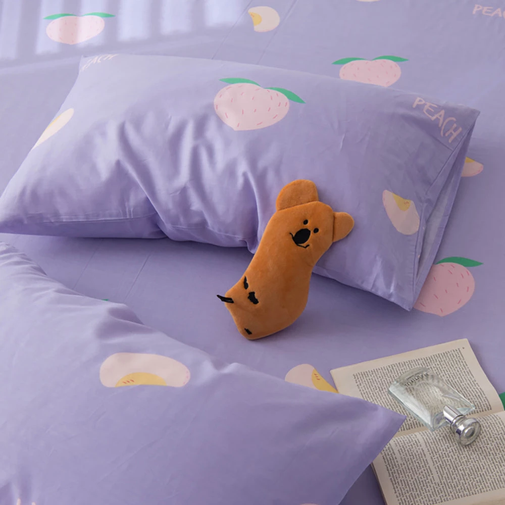 Juwas Sweet Peach Pastel Lavender Beddings Set 8 Juwas Sweet Peach Pastel Lavender Beddings Set