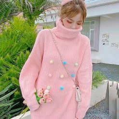 Juwas Cuteness Oversized Sweater CLOTHING
