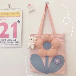 Juwas Cute Flower Tote Bag NEW ARRIVAL