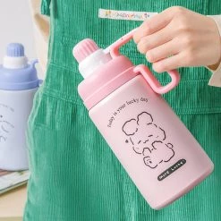 Juwas Fluffy Animals Water Tumbler Bottle NEW ARRIVAL
