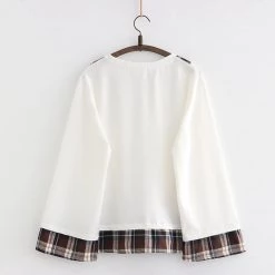 Juwas Rabbit Carrot Doll Collar Sweatshirt CLOTHING