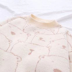 Juwas NEW ARRIVAL Cute Bears Loose Sweater