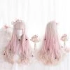Juwas Sweet Harajuku Long Pink Ombre Wig NEW ARRIVAL