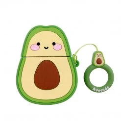Juwas.com Online Store Kawaii Avocado Design Protective Case For Airpods 1 2 NEW ARRIVAL