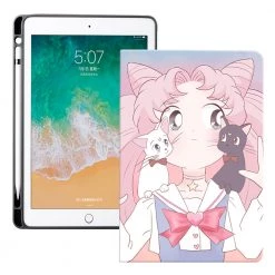 Juwas Kawaii Anime Girl IPad Case