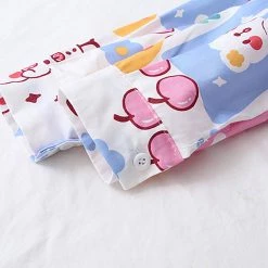 Juwas Cartoon Rabbit Pattern Shirt