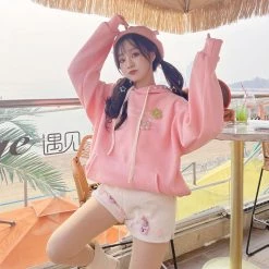 Juwas Bear Hat Knitted Short Pants