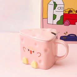 Juwas Cute Cheese Mug
