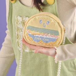 Juwas Cute Hamburger Crossbody Coin Purse NEW ARRIVAL