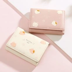 Juwas NEW ARRIVAL Pretty Cats Print Credit Card Holder Wallet