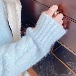 Juwas Pastel Blue Knitted Cardigan NEW ARRIVAL