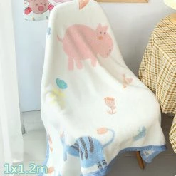 Juwas NEW ARRIVAL Cute Cartoon Printed Velvet Towel