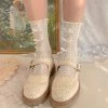 Juwas CLOTHING Mini Bowknot Lace Lolita Stockings