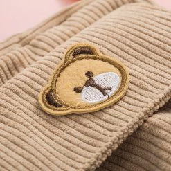 Juwas Cute Mini Bear Embroidered Sling Bag