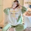 Juwas Cartoon Dinosaur Print Pajamas Set NEW ARRIVAL