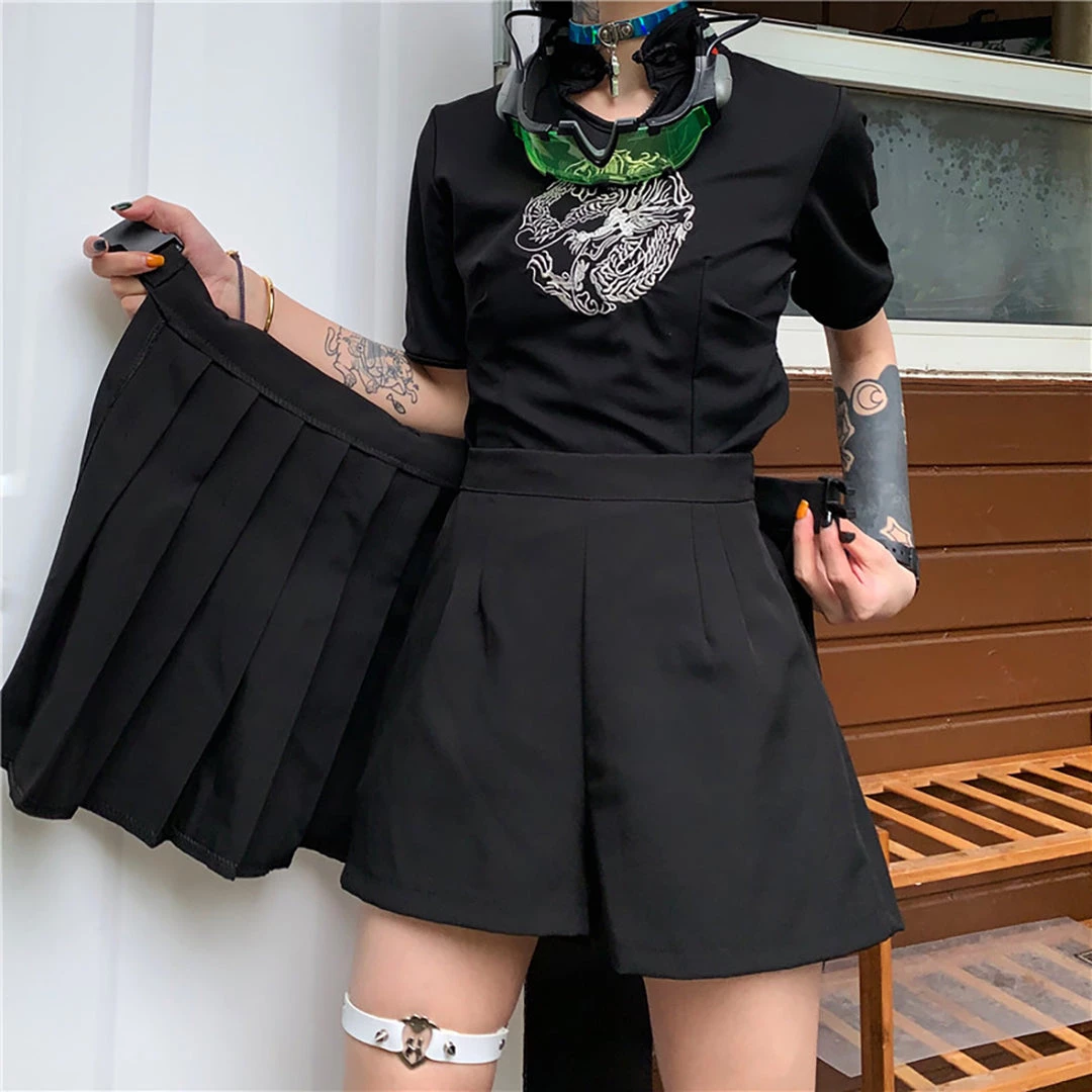 Juwas Gothic Irregular Cargo Mini Skirt NEW ARRIVAL 7 Juwas Gothic Irregular Cargo Mini Skirt NEW ARRIVAL