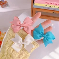 Juwas Bow Know Hair Clips(3pcs/set) NEW ARRIVAL