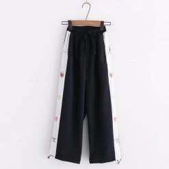 Juwas Chiffon High Waist Pants CLOTHING