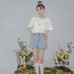 Juwas NEW ARRIVAL Fairy Godmother Denim Short