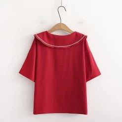 Juwas Flowers Embroidery T-Shirt Skirt Set CLOTHING