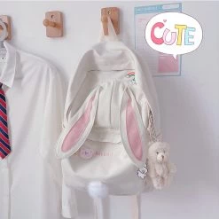 Juwas Bunny Ears Pastel Backpack Bag