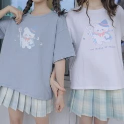 Juwas Kawaii Wizard Bear T-Shirt