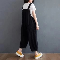 Juwas NEW ARRIVAL Cartoon Print Oversized Overalls