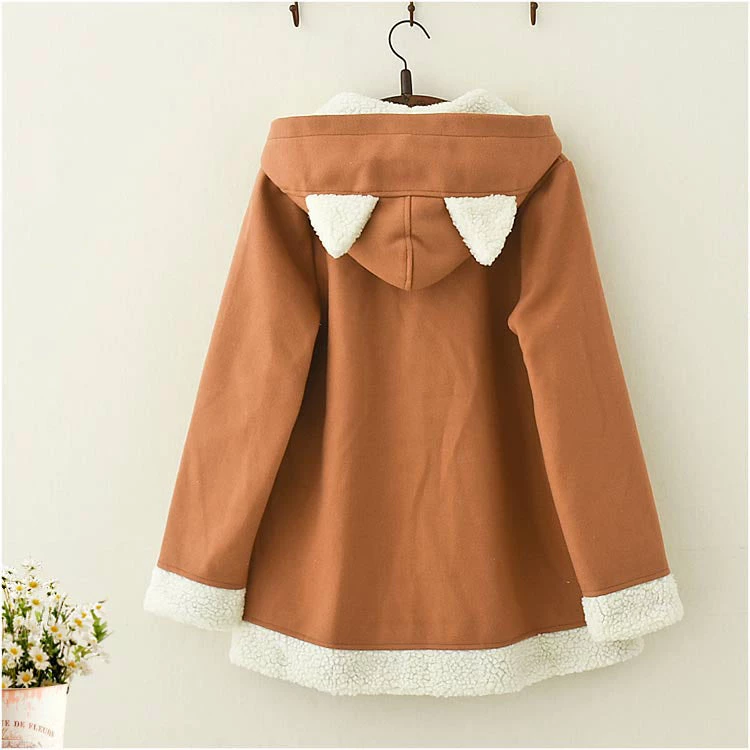 Juwas.com Online Store Kawaii Cat Ear Paw Embroidery Hooded Coat 4 Juwas.com Online Store Kawaii Cat Ear Paw Embroidery Hooded Coat