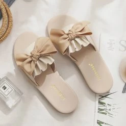 Juwas Bowknot Flat Sandals NEW ARRIVAL