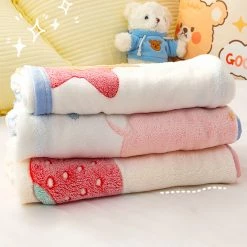 Juwas NEW ARRIVAL Cute Cartoon Printed Velvet Towel