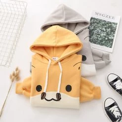 Juwas Kawaii Hamster Print Winter Hoodie Sweater NEW ARRIVAL