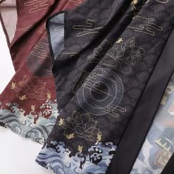 Juwas Japanese Vintage Style Kimono Outerwear Sun Protective
