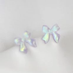 Juwas Bow Knot 925 Sterling Silver Earring NEW ARRIVAL