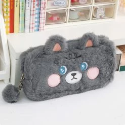 Juwas Fuzzy Animal Pencil Case ACCESSORIES