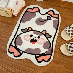 Juwas Cute Tiger Cow Mat