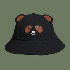 Juwas Cute Bear Bucket Hat CLOTHING